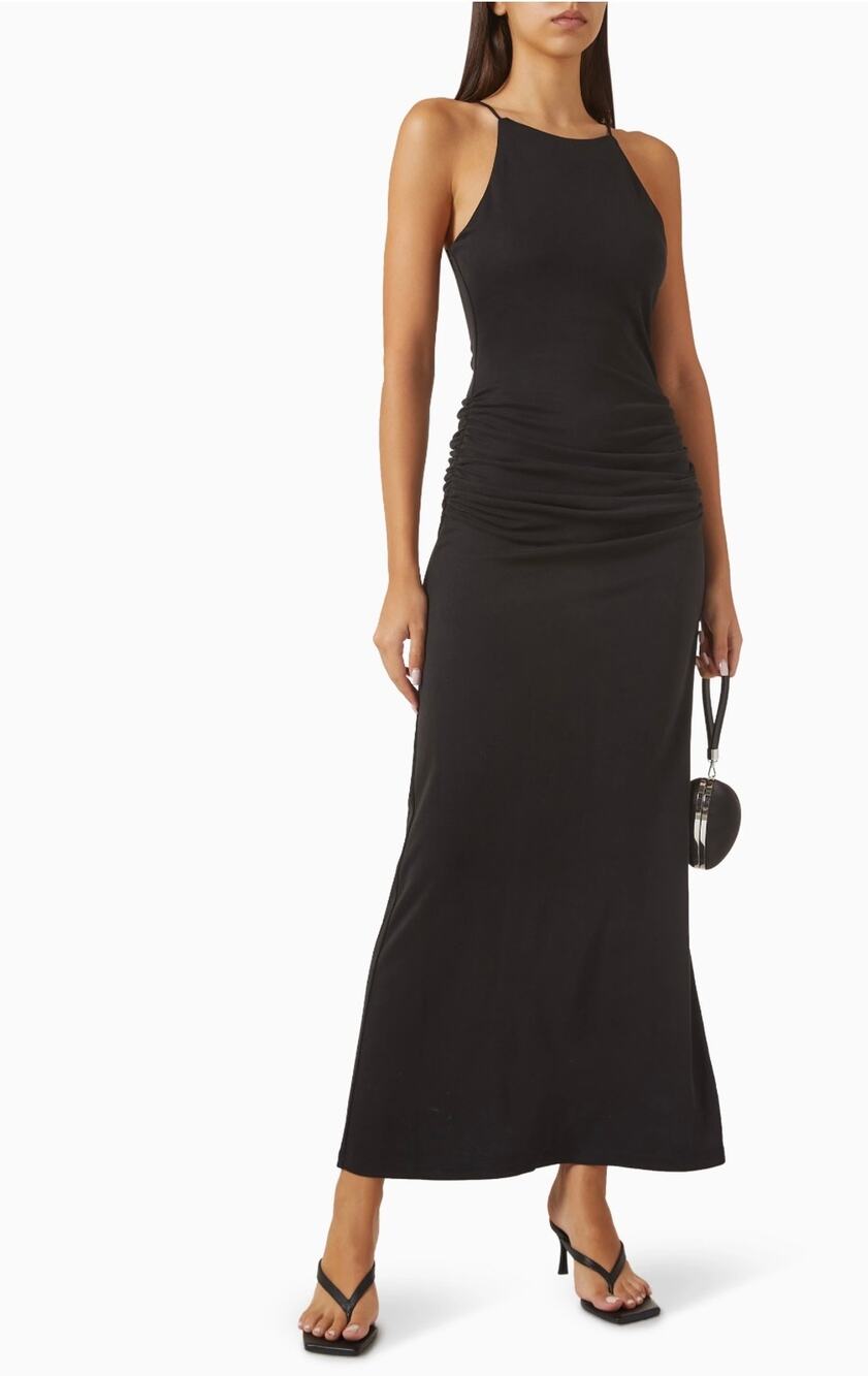 Acler Jersey Draped Midi Dress - Size 10 - Like New